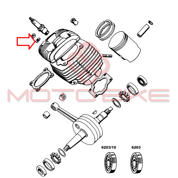 Pranje  matice glave tomos a3. a35. apn fi 7mm