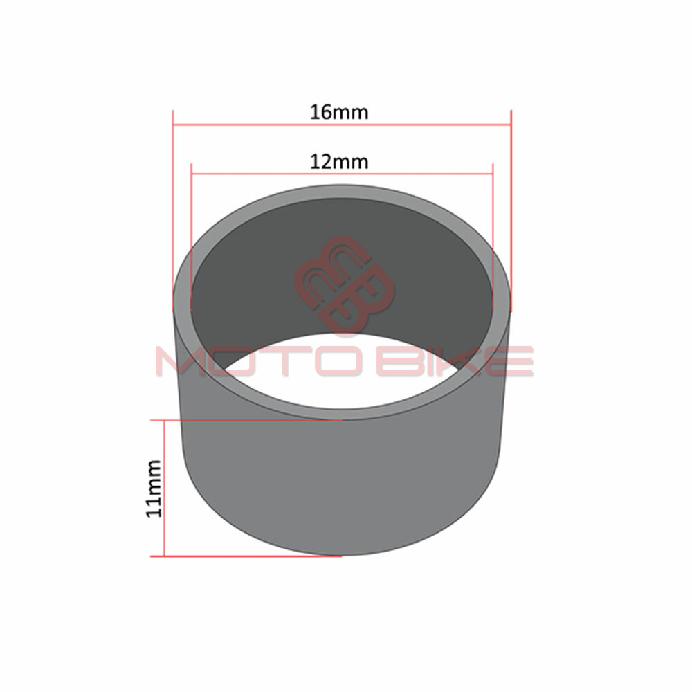 Pusa distancika  kola  tomos 16x12x11mm  spredaj  i nazaj  zbicani