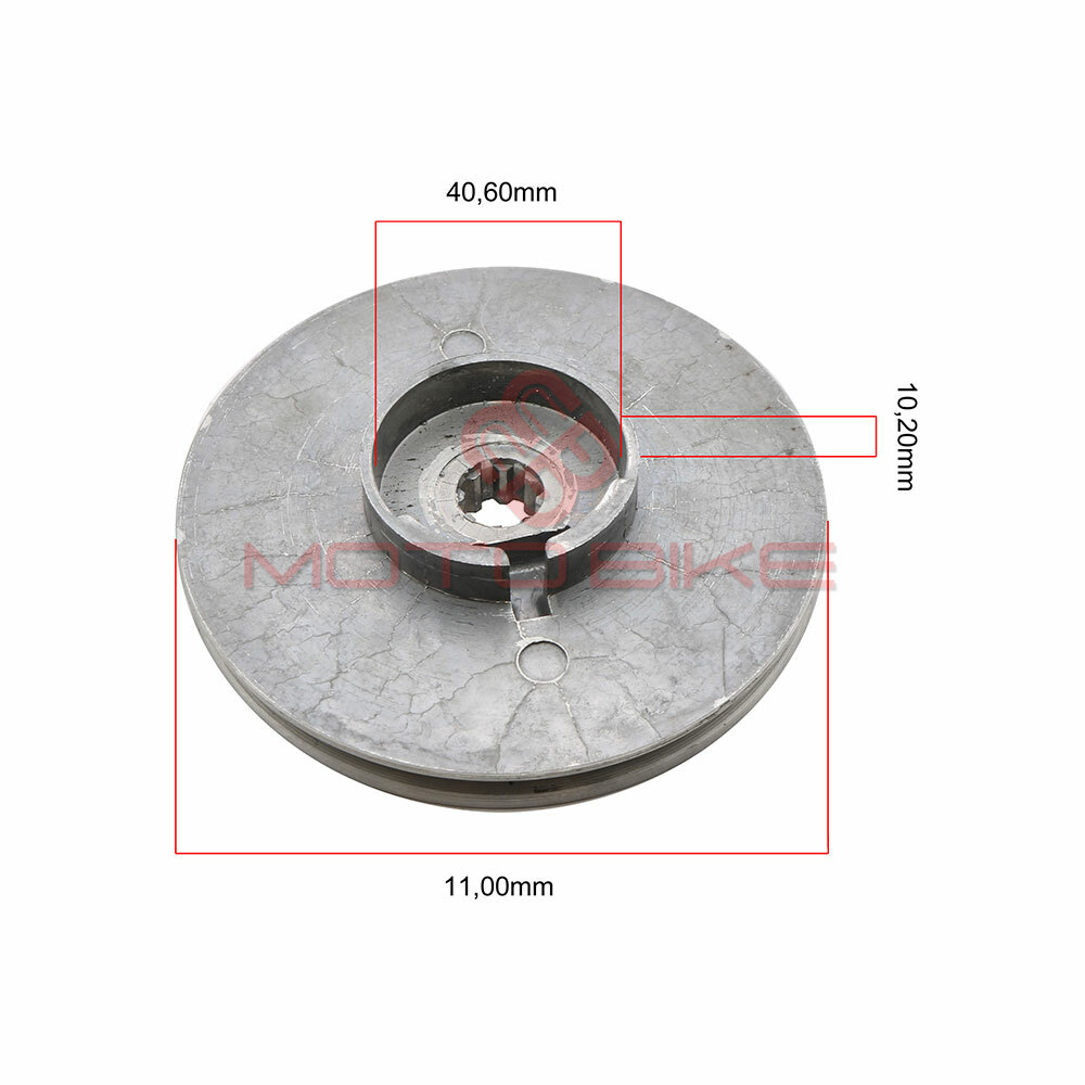 Starter pulley tomos pump lawnmower t4 with teeths