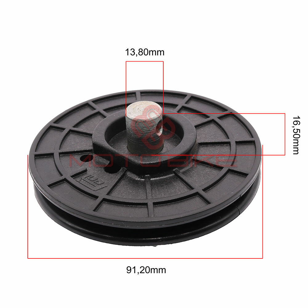 Starter pulley dmb pump plastic