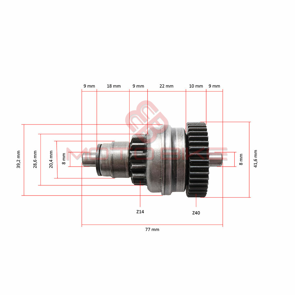 Bendix piaggio vespa 125 150 180 (14 40) rms