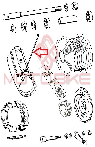 Spokes tomos apn 18" set 3.5x180 mm