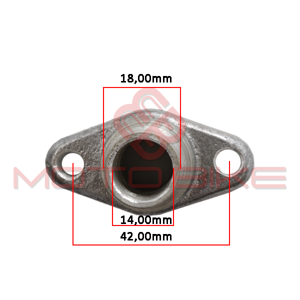 Intake manifold tomos pump  d 18 mm