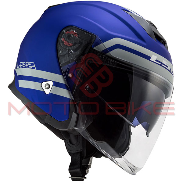Helmet ls2 jet of521 infinity hyper  mat blue xl