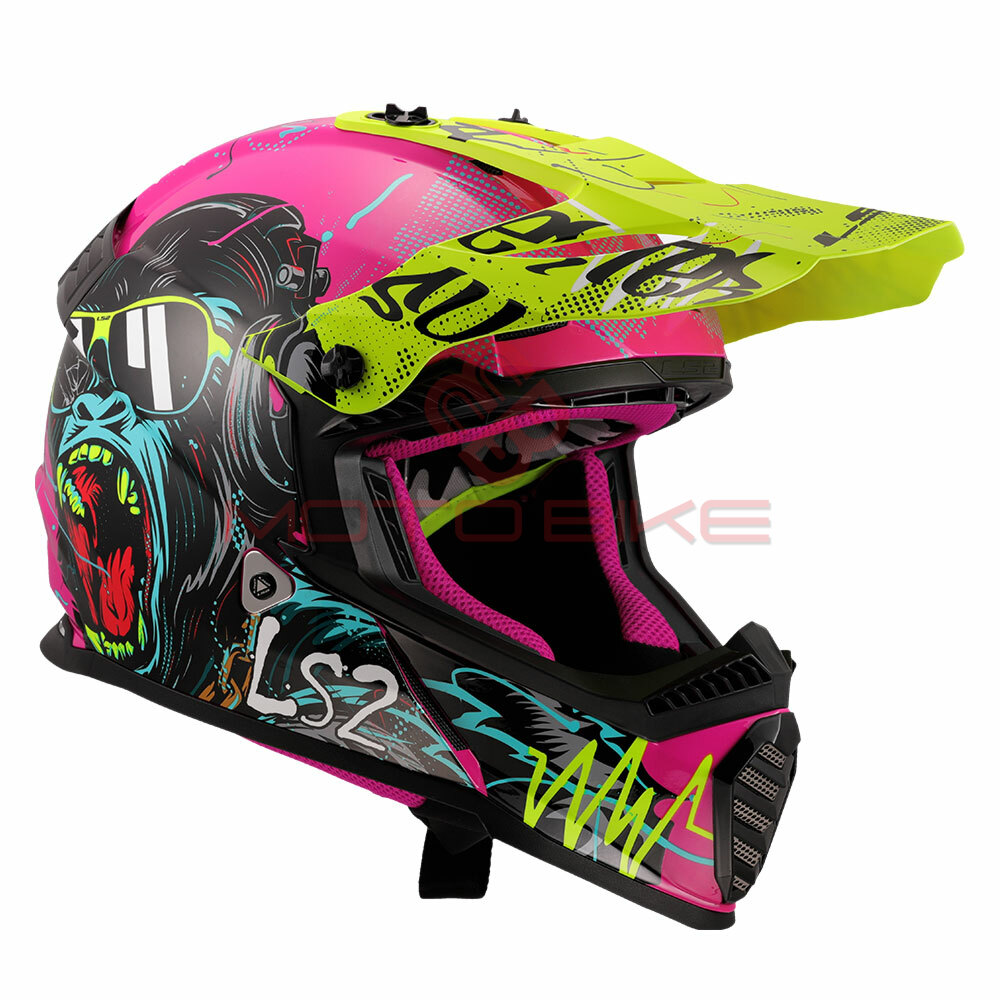 Kaciga ls2 cross mx437 fast ii mini gorilla ljubicasta l