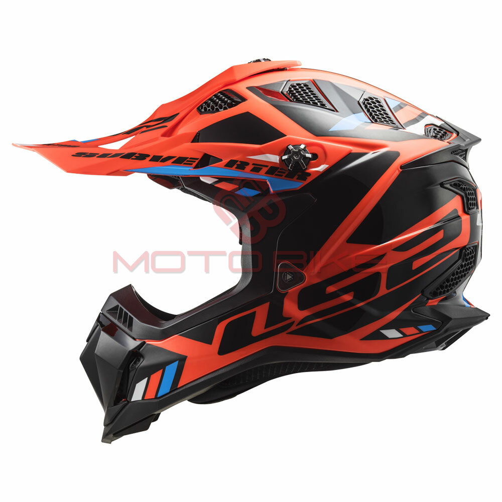 Kaciga ls2 cross mx700 subverter evo ii stomp fluo narandzasta m