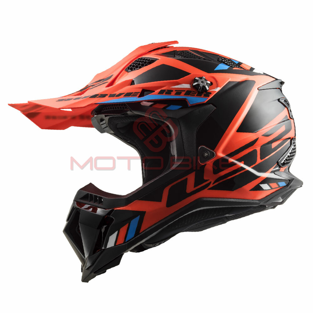 Kaciga ls2 cross mx700 subverter evo ii stomp fluo narandzasta m