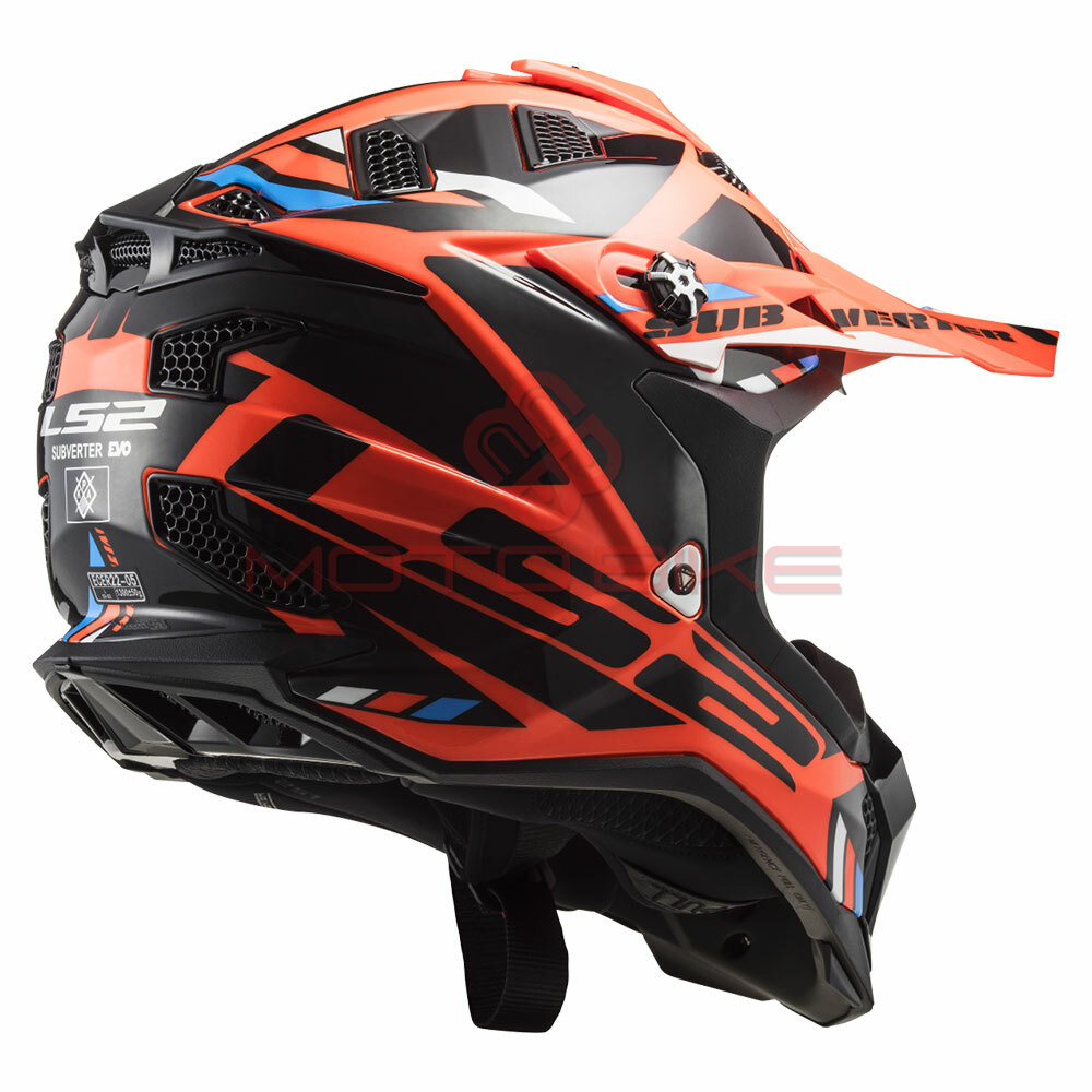 Kaciga ls2 cross mx700 subverter evo ii stomp fluo narandzasta m