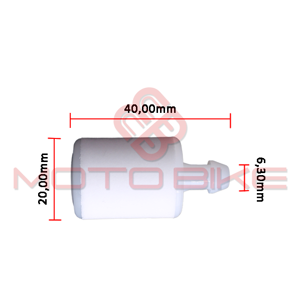 Fuel filter s 6,3 mm italy