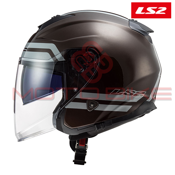 Helmet ls2 jet of521 infinity hyper  wood m