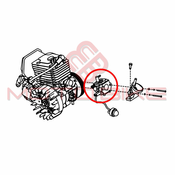 Karburator kineske testere pn 3800 villager 16-20 thorp