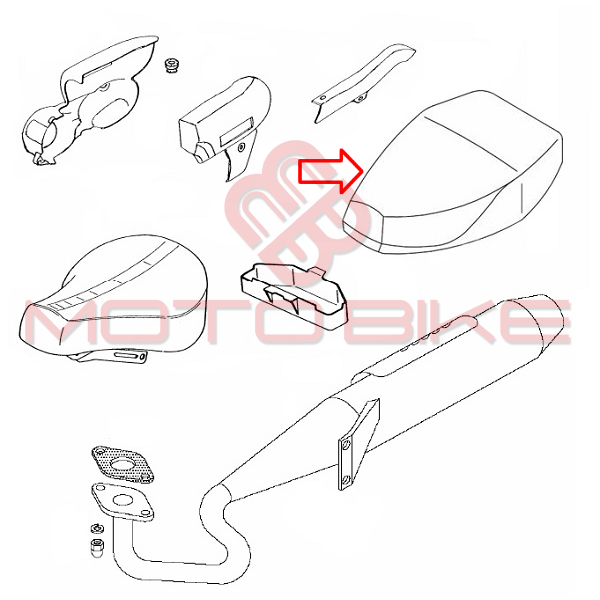 Prevleke za sedeze  tomos a3. a35. apn6 novi tip