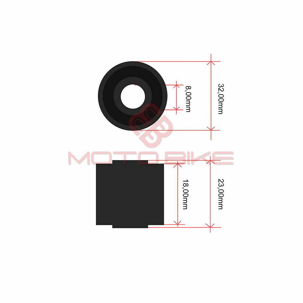 Silen blok 8x18x32mm tnt