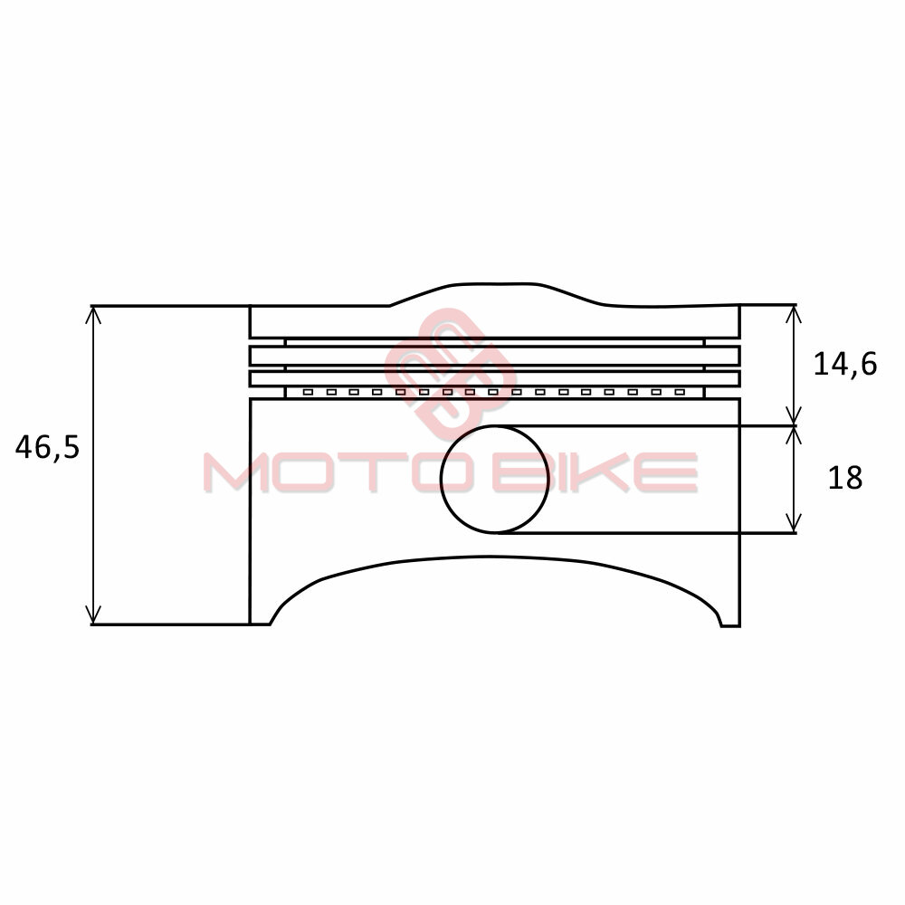 Klip bez karika dh212 fi 70 mm bolcna 18 mm