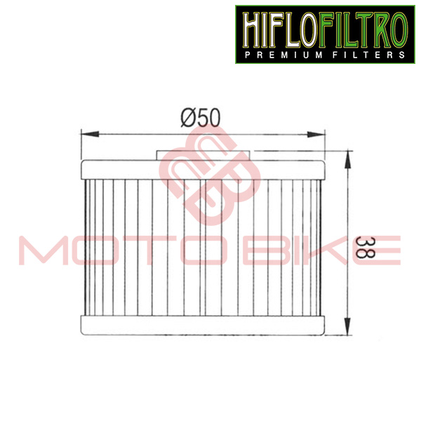 Oil filter hf103 hiflo