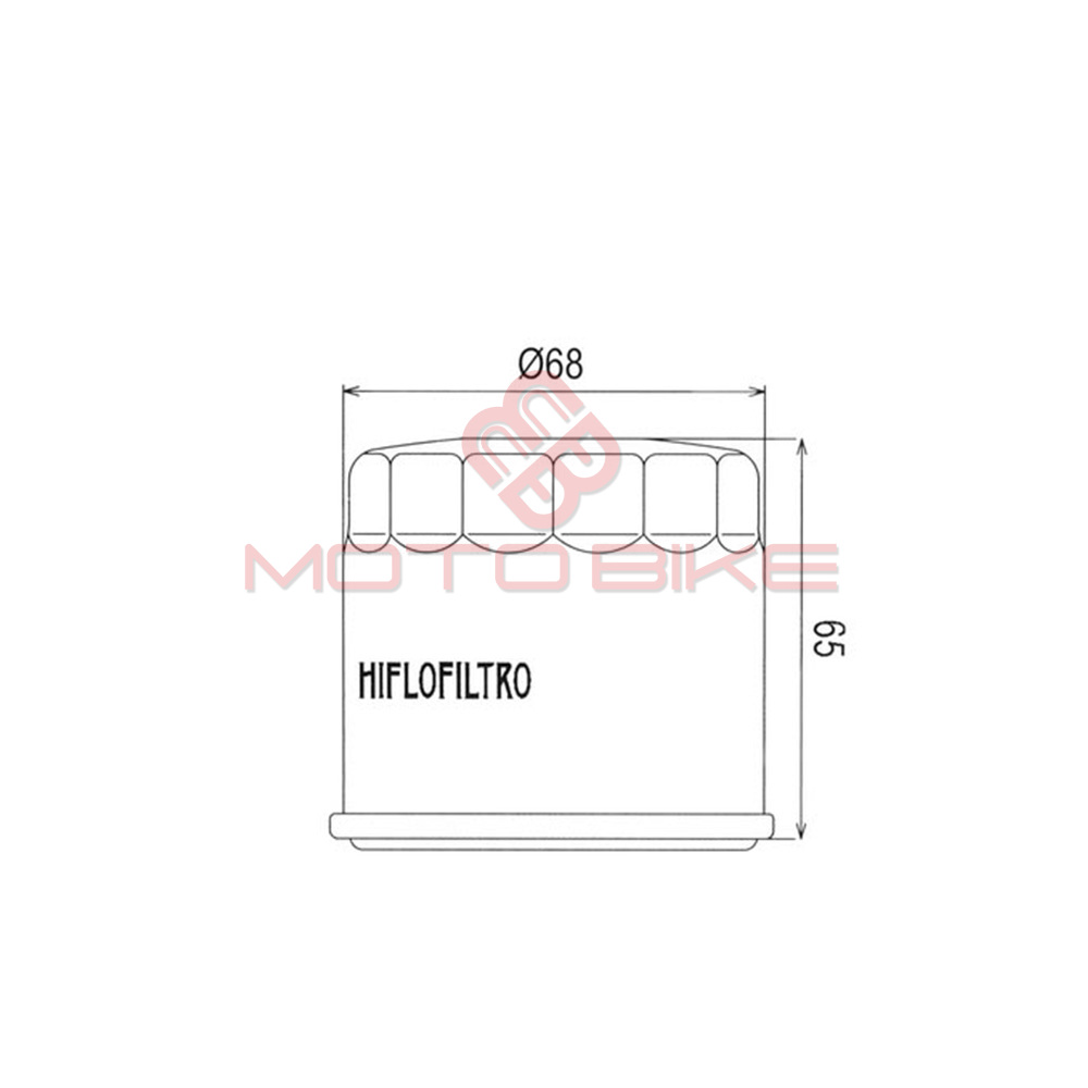 Oljni filter hf129 hiflo