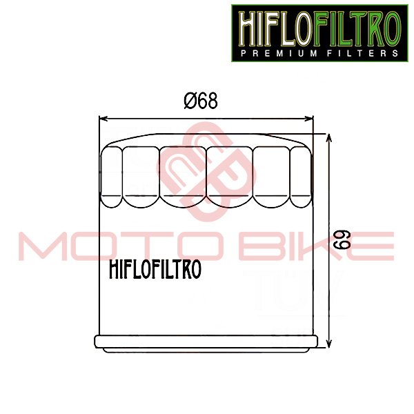 Oil filter hf682 hiflo cf moto goes atv