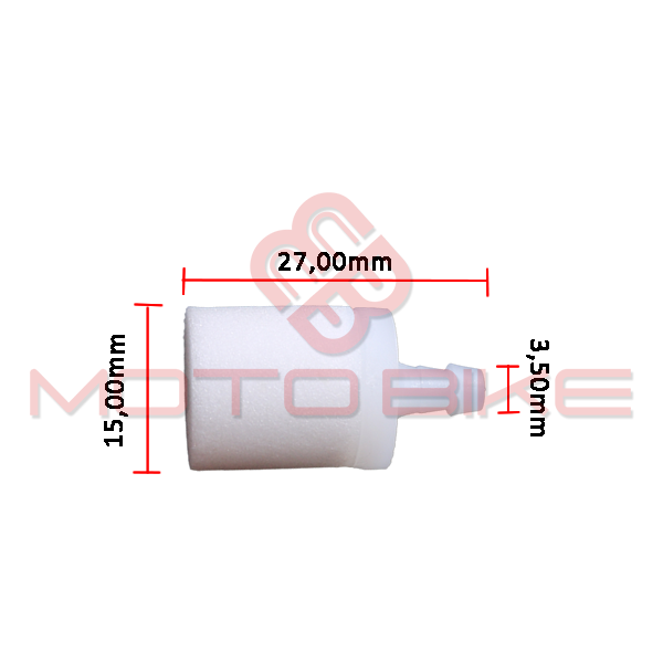 Filter goriva testere 3,5 mm beli mali italy