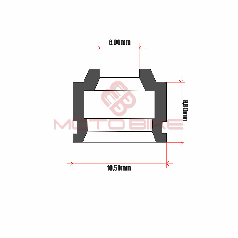 Teflon ventila honda nx 650 dominator athena kom