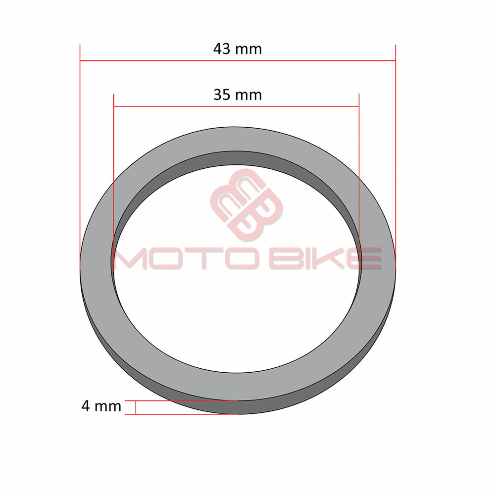Dihtung auspuha ( 35x43x4 ) athena