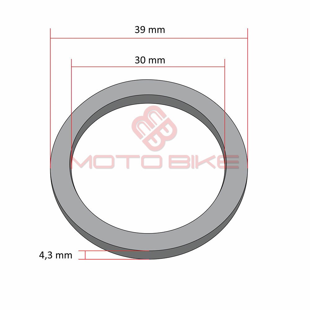 Dihtung auspuha prsten (30x39x4,3)  athena
