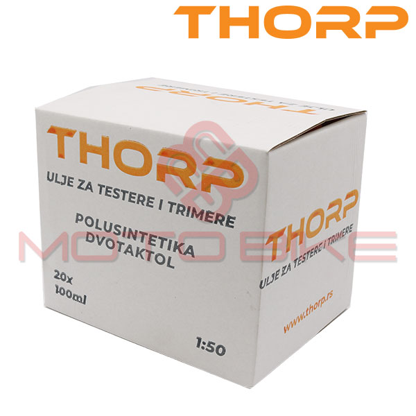 Thorp semi-synthetic oil for two-stroke engines 1dl – box 20 pcs
