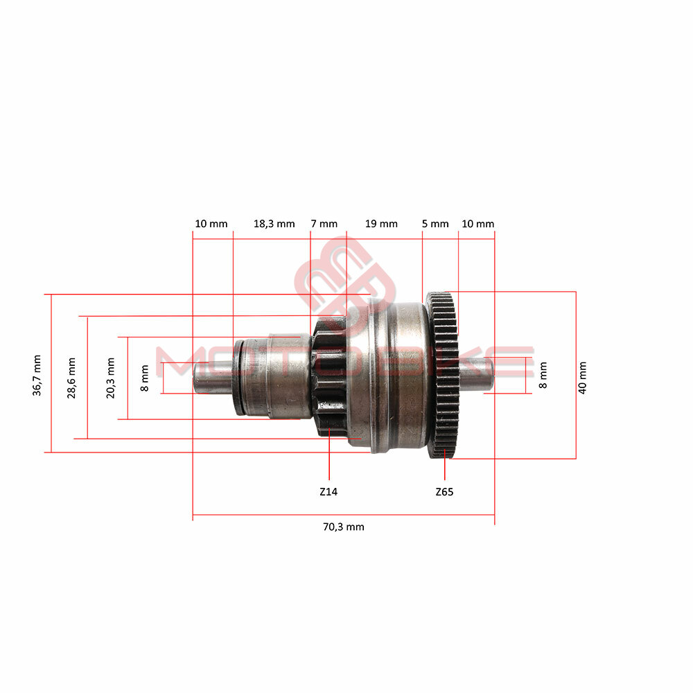 Bendix gy6 50cc 4t kinai