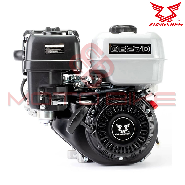 Motor zongshen gb270 272cc ( 5,8 kw / 8,0 ks )  horizontalna radilica 25mm / 62mm