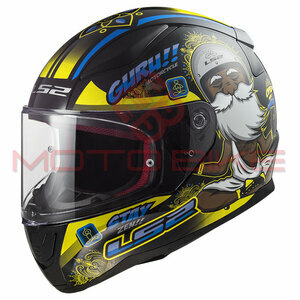 Kaciga LS2 Full Face FF353 RAPID BUDDHA crno zuta L