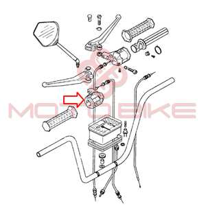 Kuciste leve rucke Tomos Sprint Targa A5 or