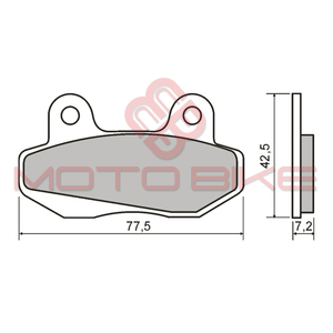 Disk plocice Honda 110 par RMS