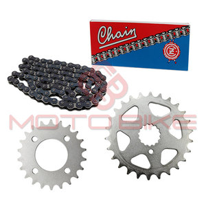 Chain and sprocket Tomos A35 26/22BH casted wheel