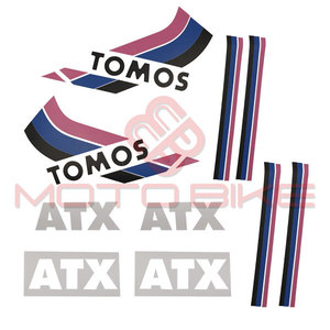 Sticker Tomos ATX big set