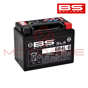 Akumulator BS 12V 4Ah SLA BB4L-B desni plus (120x70x92) 