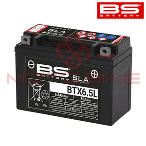 Akumulator BS 12V 6.5Ah BTX6.5L-FA desni plus (139x66x102) 85A