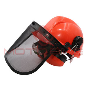 Forestry helmet set OZAKI, composed of one helmet, ear protection, mesh visor and safety glasses
