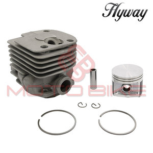 Cylinder With Piston H 371 372 Jonsered 2071 fi 52 mm Big Bore Hyway