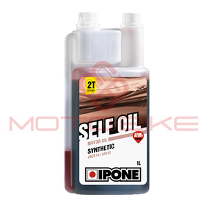 IPONE 2T Self Oil 1L dosing bottle strawberry scent – motorcycle oil