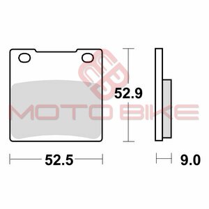 Disk ploscice TRW MCB531SH(SINTER)