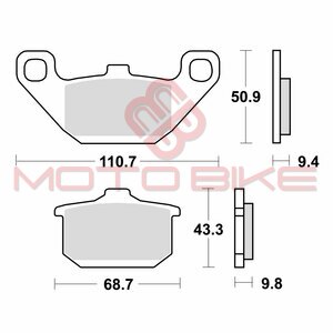 Disk ploscice TRW MCB532(ORGANIC)