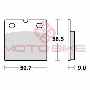 Disk ploscice TRW MCB533(ORGANIC)