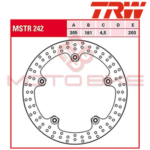 Kocioni disk TRW MSTR242
