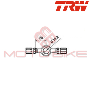 Holender TRW MV10K00A(fi 10,2mm ravni dupli)