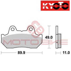 Brake pads KYOTO S1003 (organic)