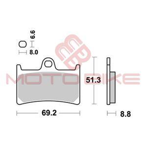 Disk plocice KYOTO S1033 ( SEMI SINTER )