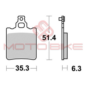 Disk plocice KYOTO S1067 ( SEMI SINTER )