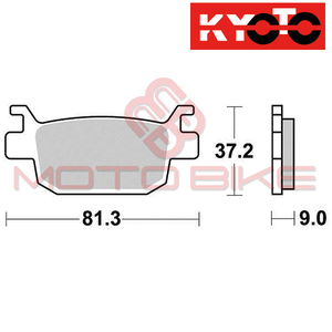 Disk plocice KYOTO S9011N ( SINTER )